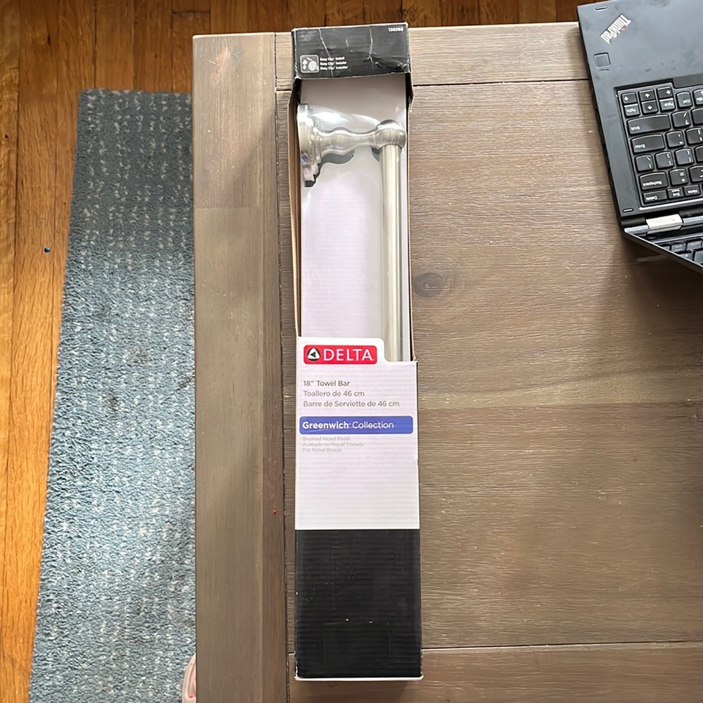 Delta Greenwich Collection 18” Towel Bar NEW